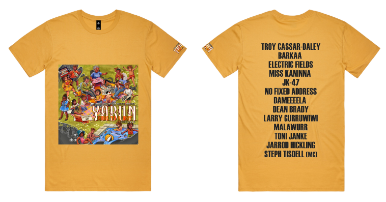 Offical YABUN Festival 2025 T-Shirt (Mustard)